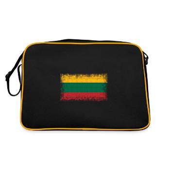 Lithuania - Retro Bag - black/gold - Back