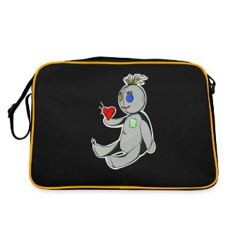 The Voodoo Doll - Retro Bag - black/gold - Back