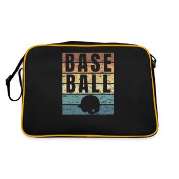 American Baseball - Retro Bag - black/gold - Back