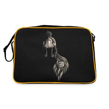 Someone NOT something - Retro Bag - black/gold - Back
