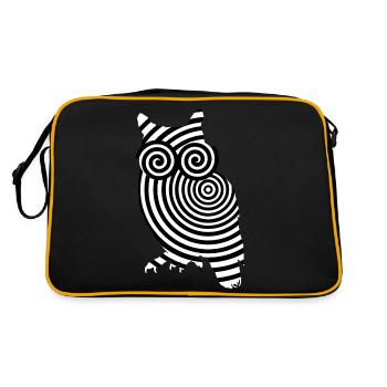 hile illusion yeux illusion optique - Sac Retro - noir/or - Dos
