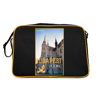 Budapest - Sac Retro - noir/or - Dos