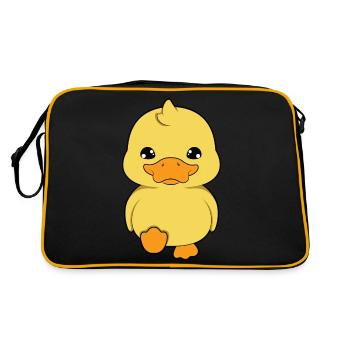 Duck Ducks - Retro Bag - black/gold - Back