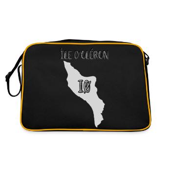 Ile d' Oléron iØ - Sac Retro - noir/or - Dos