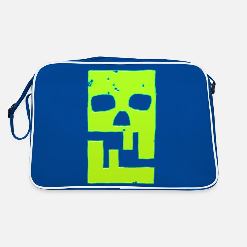 Hacking hackers hacker malware logo emblem Retro Bag