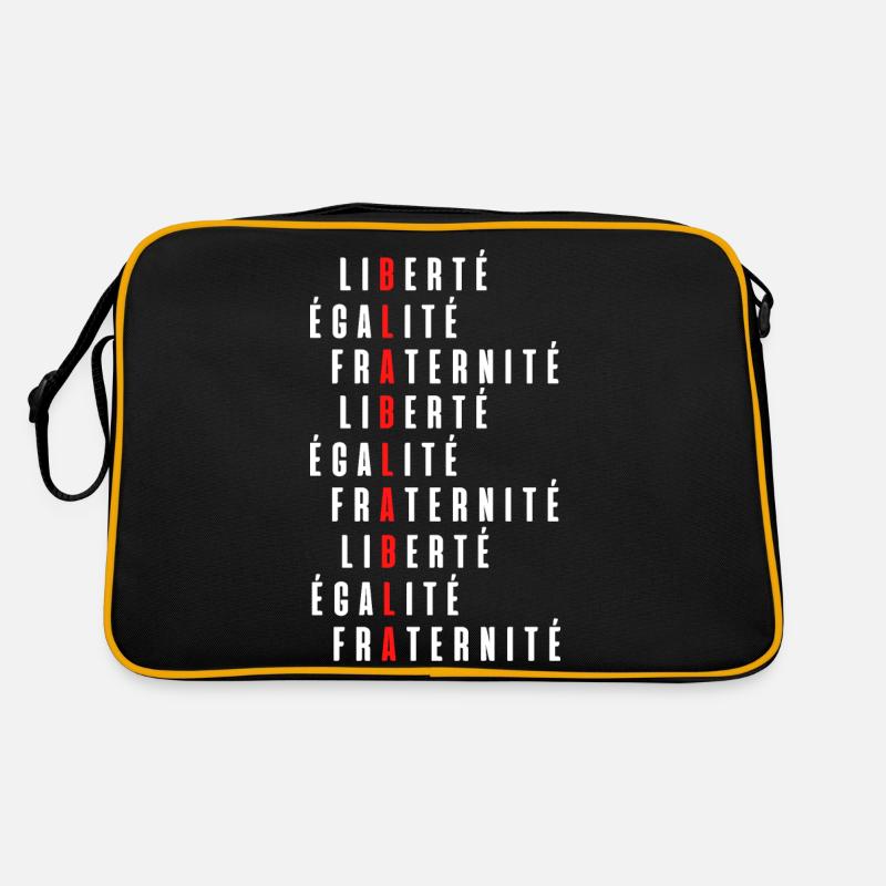 Liberté égalité fraternité bla bla bla Sac Retro