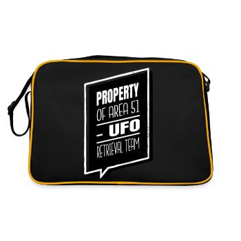 idée actuelle esthétique extraterrestre alien lover cool - Sac Retro - noir/or - Dos