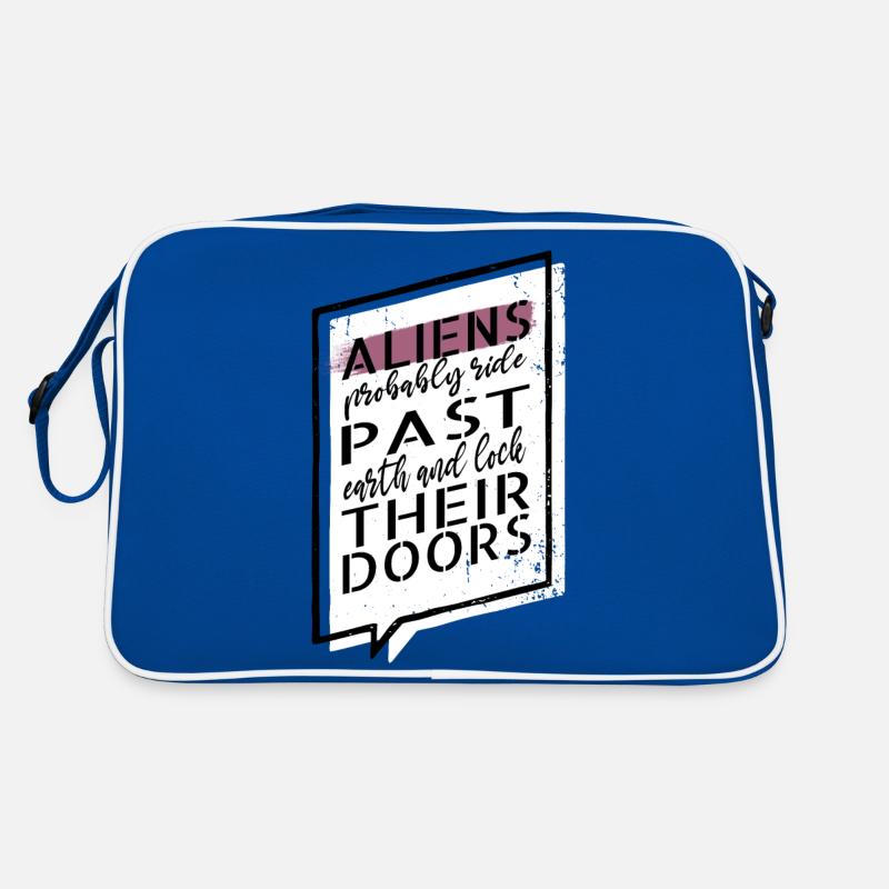 birthday present idea gift idea anal probe Retro Tasche