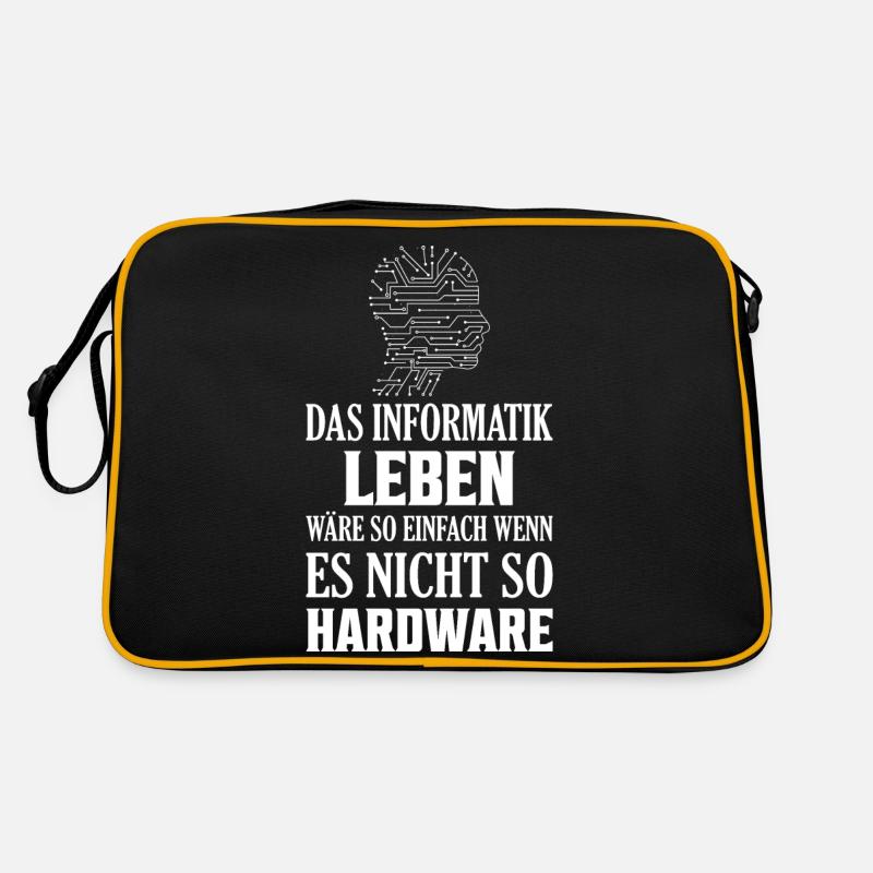 Das Informatik Leben wäre so einfach Hardware Prog Retro Tasche