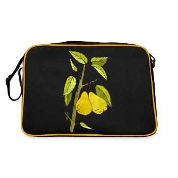 Pears - Retro Bag - black/gold - Back