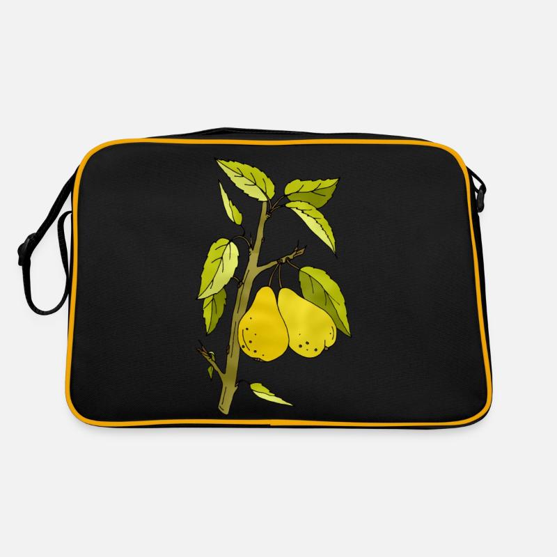 Birnen Retro Tasche