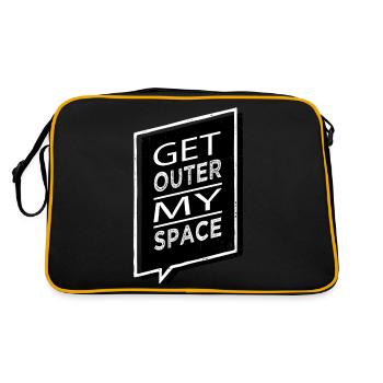 Citation Awesome Night Sky Planets Space Travel - Sac Retro - noir/or - Dos