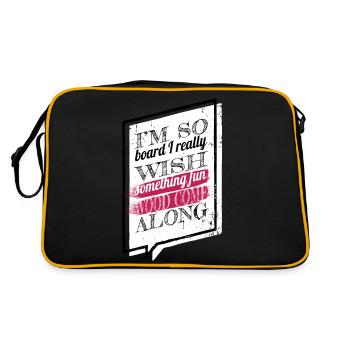 Lumberjack Carpenter saw Carpenter Work Tshirts - Retro Bag - black/gold - Back
