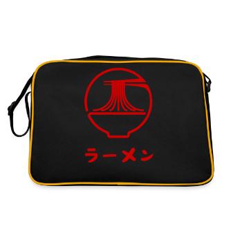 Japan Noodles - Retro Bag - black/gold - Back