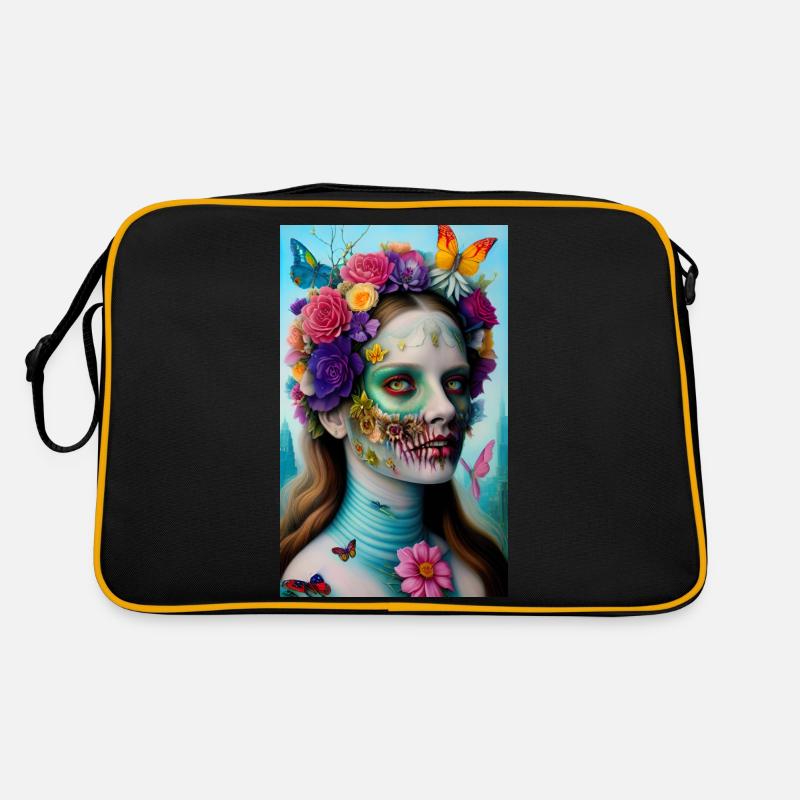 OEUVRE Fleur Papillon Beauté Sac Retro