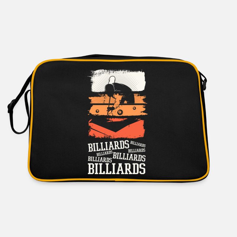 Billard Billard Billard Boules de queue Vintage Rétro Sac Retro