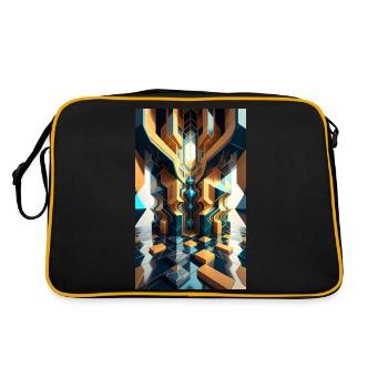 Crystal Kingdom - Retro Bag - black/gold - Back