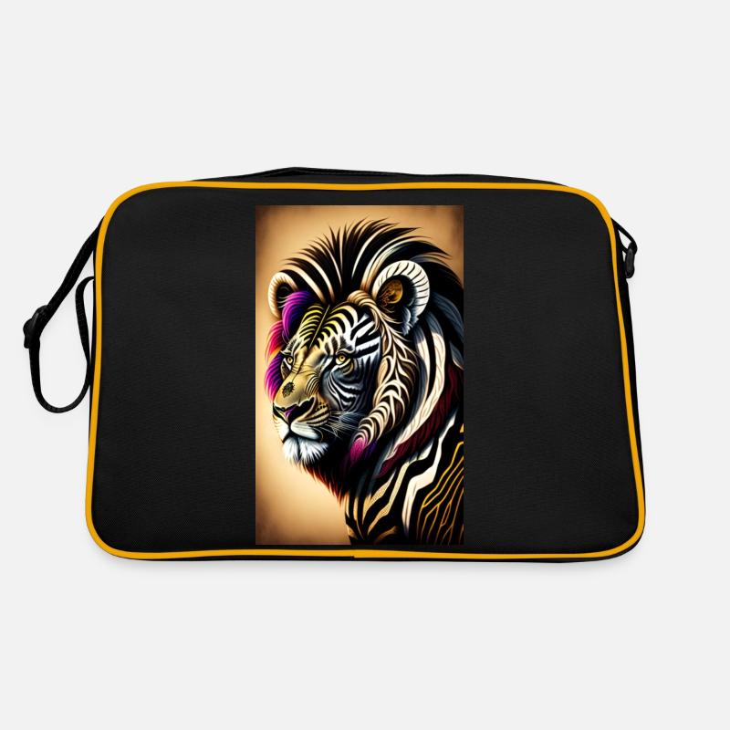 Lion-Zebra Retro Bag