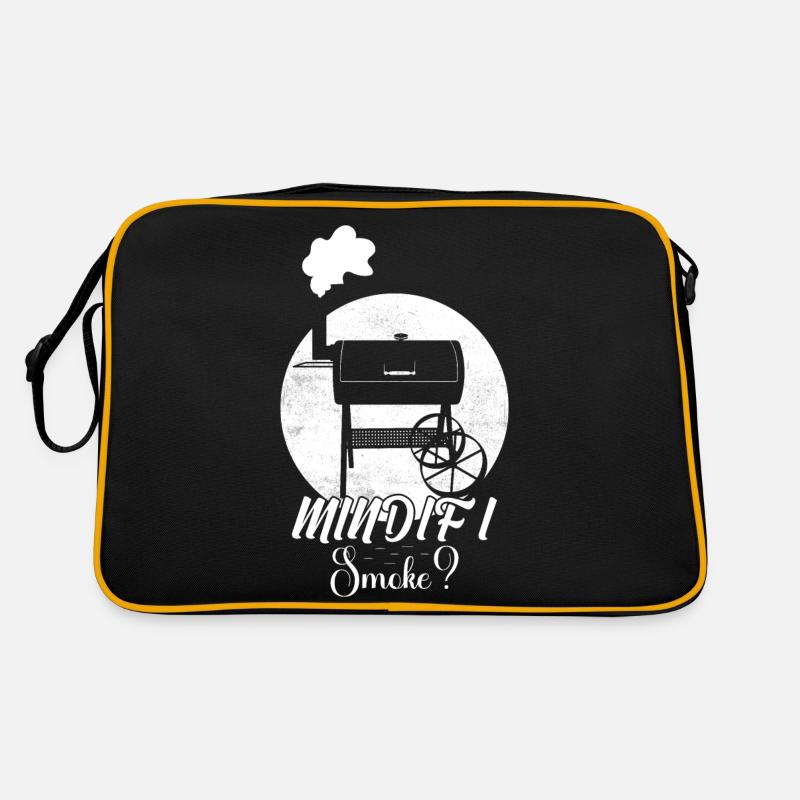 Mind If I Smoke? Smoker BBQ Grilling Retro Bag