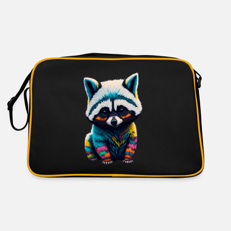 Racoton laveur 4 Sac Retro