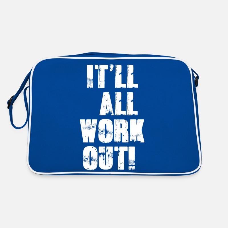 Es wird alles klappen Retro Tasche