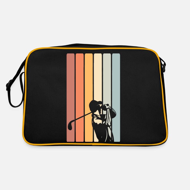 Golf Golfer Retro Tasche