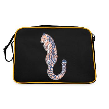Panthère nébuleuse - Sac Retro - noir/or - Dos