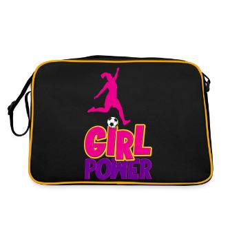 Soccer Girl Power - Sac Retro - noir/or - Dos