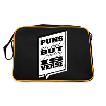 Connaisseur de livres amour drôle dictons un temps geek - Sac Retro - noir/or - Dos