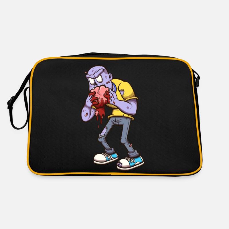Zombie mangeant le cerveau Sac Retro