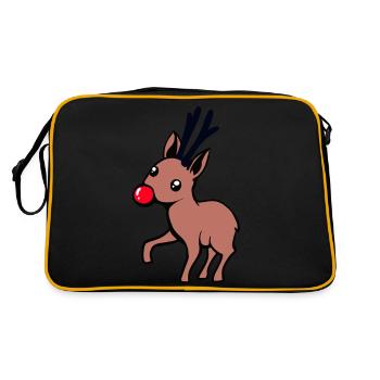Baby Reindeer - Retro Bag - black/gold - Back