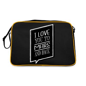 cadeau d’anniversaire terre citation fun geek génial - Sac Retro - noir/or - Dos