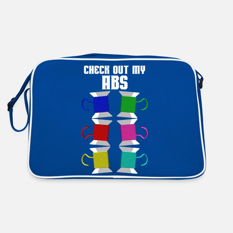 Schau Dir Meine Abs An - 3D-Drucker Retro Tasche