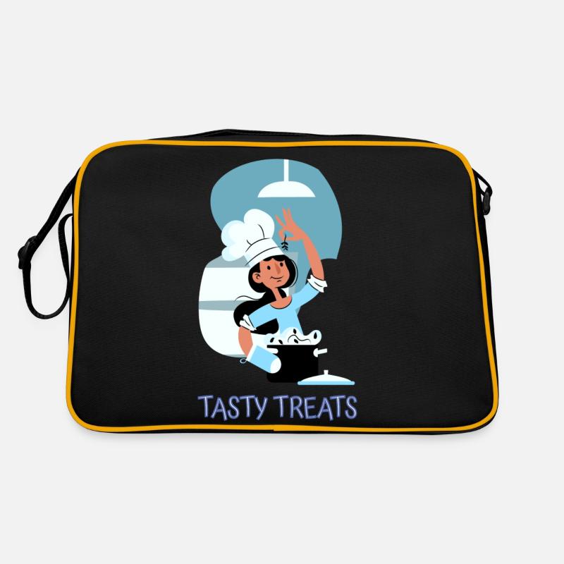 Chef Cook Kitchen Culinary Retro Bake Restaurant Retro Tasche