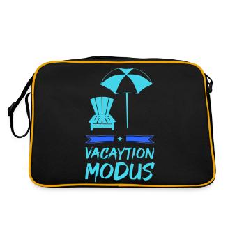 Mode vacances - Sac Retro - noir/or - Dos
