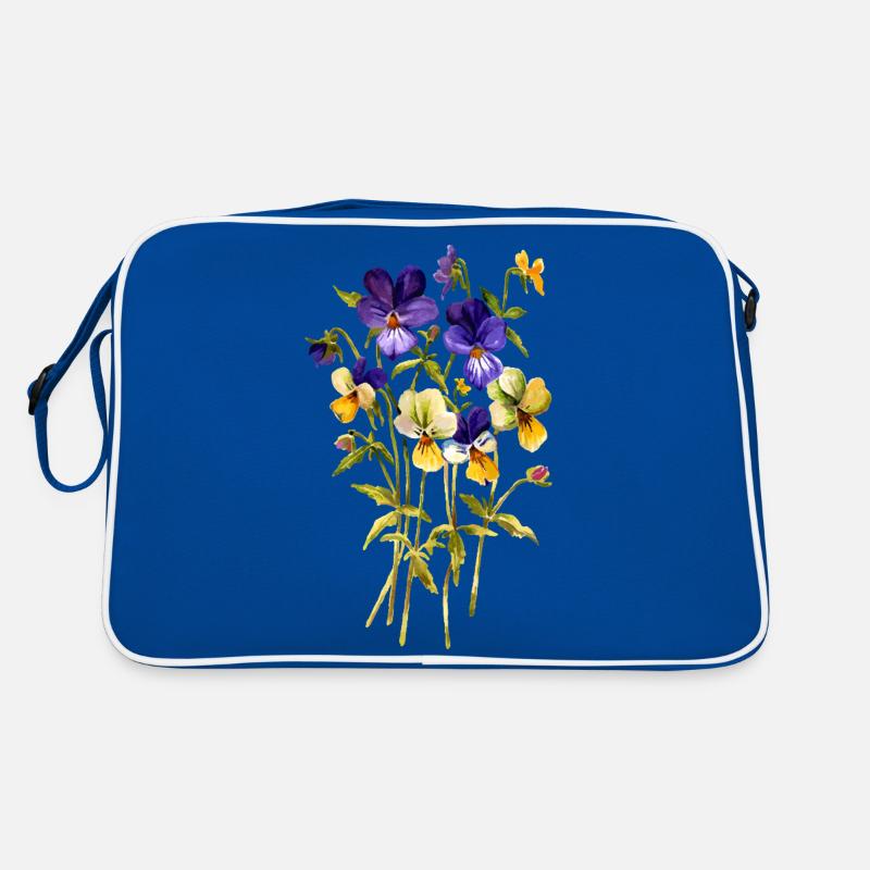 Blumen Retro Tasche