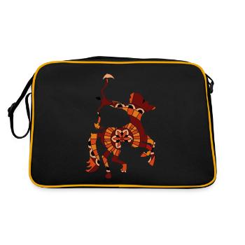 Sagittaire Signe astrologique Horoscope Astrologie - Sac Retro - noir/or - Dos
