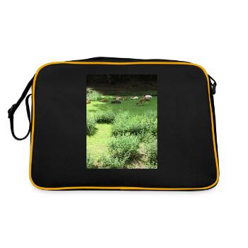 Faune - Sac Retro - noir/or - Dos