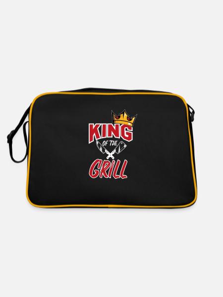 King of the Grill - Retro Bag - black/gold - Back