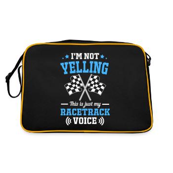 Drag Race - Retro Tasche - Schwarz/Gold - Hinten