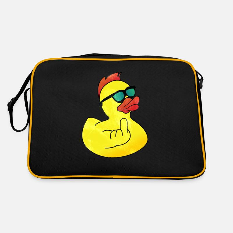 Rubber Duck Cool Bathing Duck Retro Bag