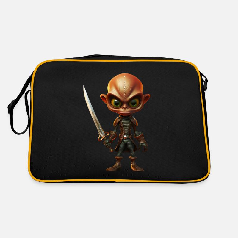Pirate extraterrestre avec sabre Sac Retro