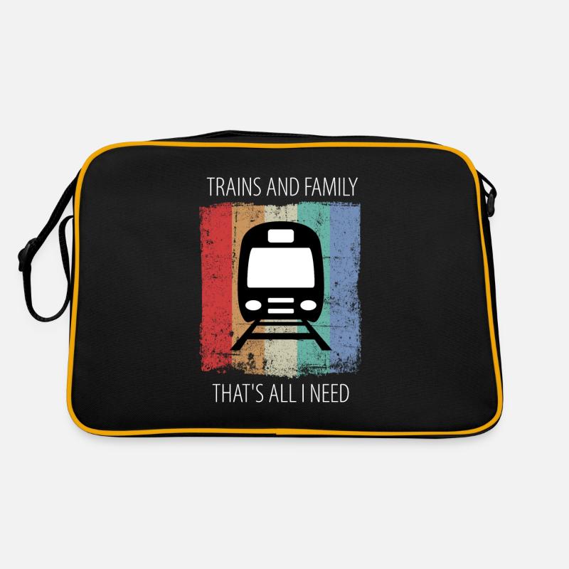 Train Railway Railroad Worker Trains Train Driver Retro Bag