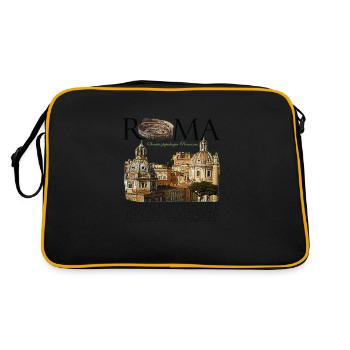 ROMA - Sac Retro - noir/or - Dos