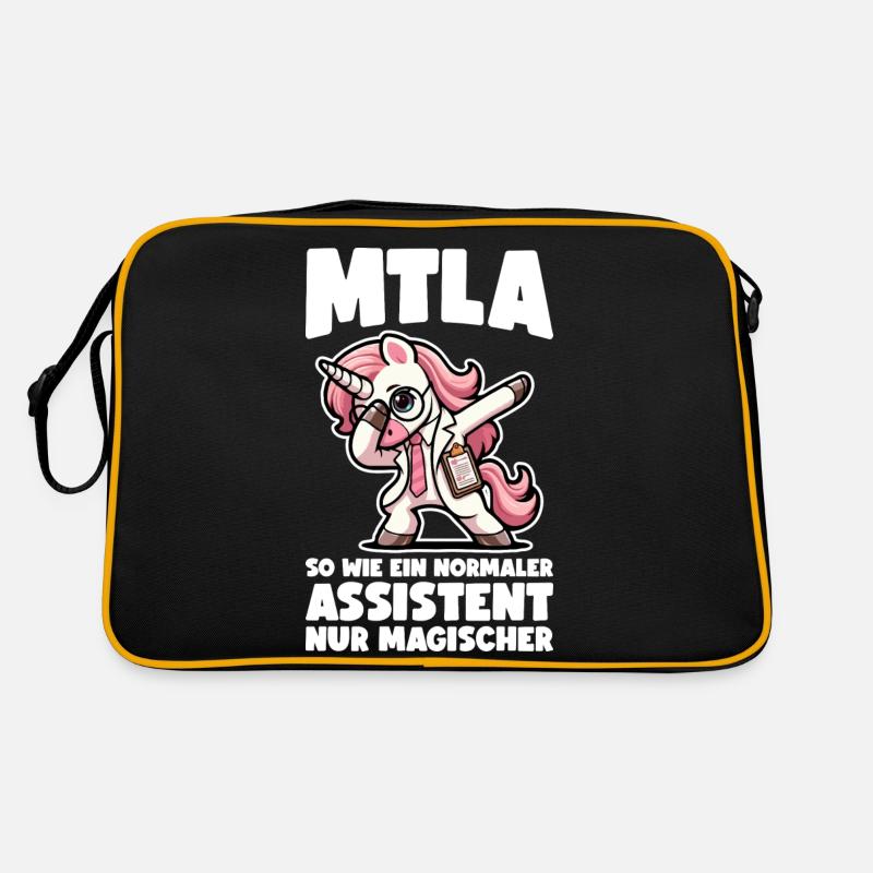 MTLA Medizinisch Technischer Labor Assistent Retro Tasche