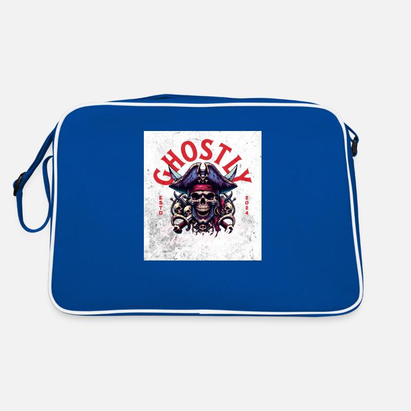 Ghostly Buccaneers Pirate Skeleton Design Retro Bag