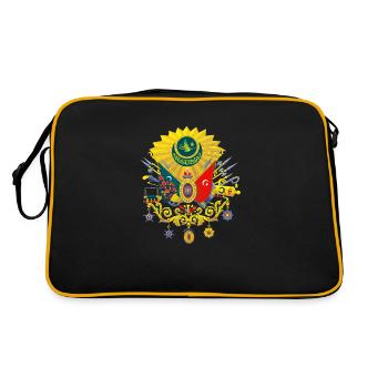 Osmanli nisani - Retro Tasche - Schwarz/Gold - Hinten