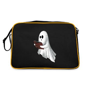 Geist - Retro Tasche - Schwarz/Gold - Hinten
