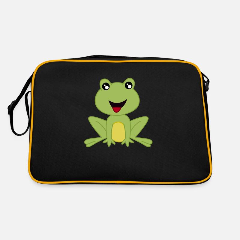 Mignone Reinette - Retro Tasche - Schwarz/Gold