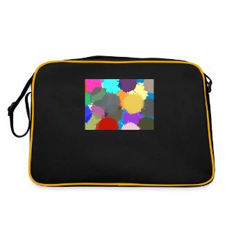 Couleur - Sac Retro - noir/or - Dos